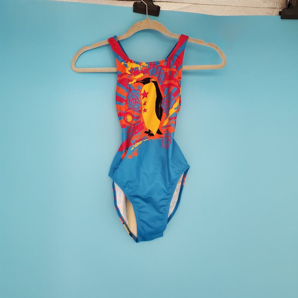 NEW Turbo Swimsuit Size Small Penguin One Piece